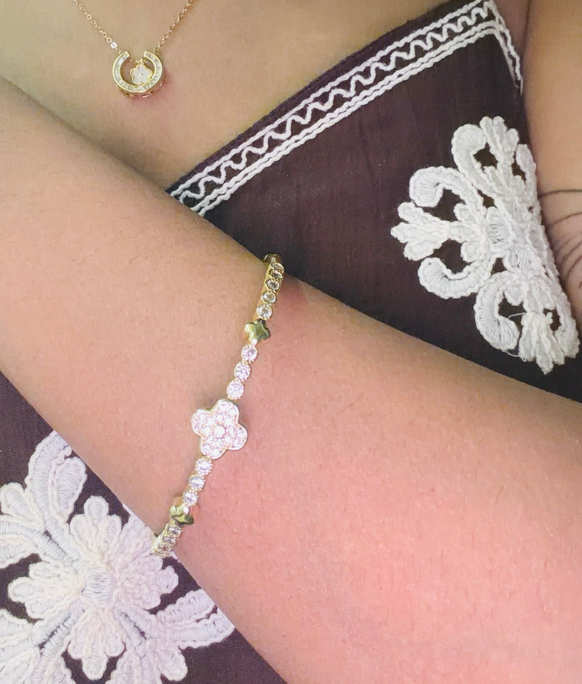 Clover Bangle Bracelet