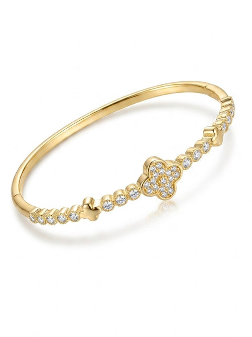 Clover Bangle Bracelet